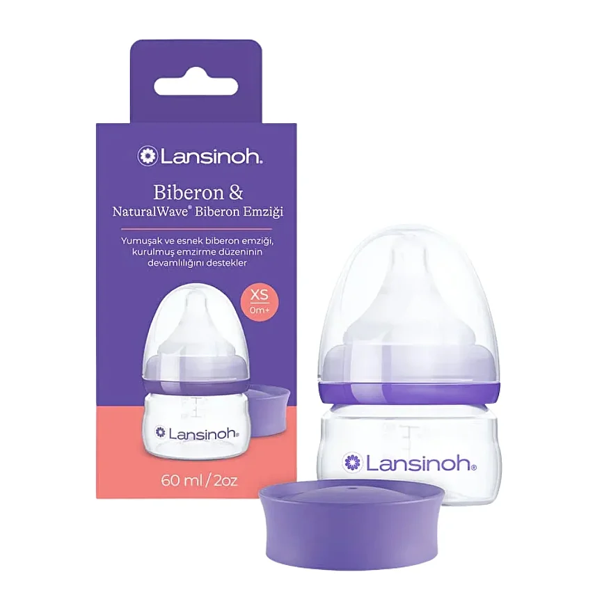 Lansinoh PP Biberon XS Ekstra Yavaş Akış 60 ml 0+ Ay - 1