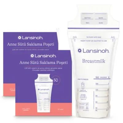 Lansinoh Süt Saklama Poşeti 50li x 2 Adet