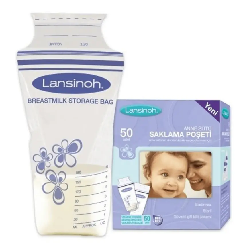Lansinoh Süt Saklama Poşeti 50li x 2 Adet - 7