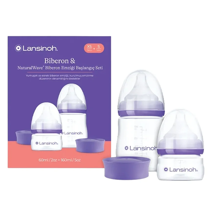 Lansinoh Yenidoğan PP Biberon Seti 2li 60 ml + 160 ml 0+Ay - 1