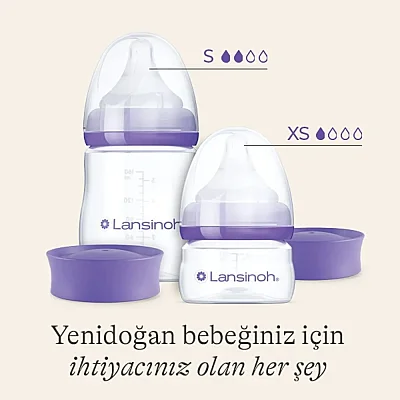 Lansinoh Yenidoğan PP Biberon Seti 2li 60 ml + 160 ml 0+Ay - 3