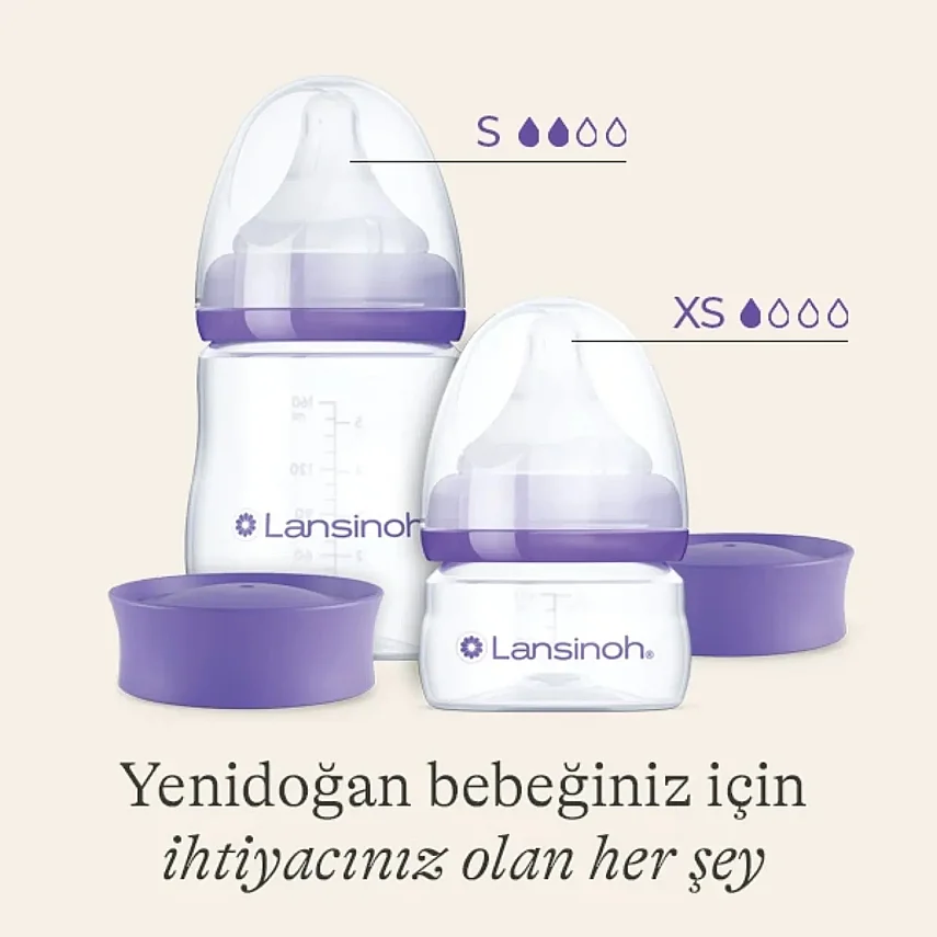 Lansinoh Yenidoğan PP Biberon Seti 2li 60 ml + 160 ml 0+Ay - 3