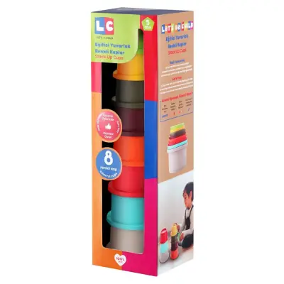 LC Eğitici Renkli Yuvarlak Kaplar - 3