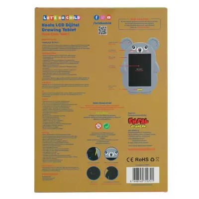 LC Koala Çizim Tableti 8,5 İnç (1)