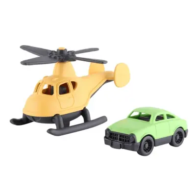 Lc Minik Taşıtlar 2 li Oyuncak Araba - Helikopter - 12