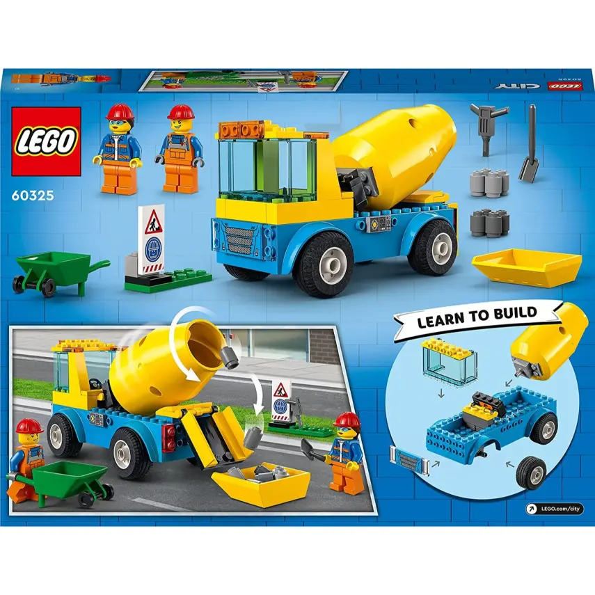 LEGO City Beton Mikseri 60325 - 1