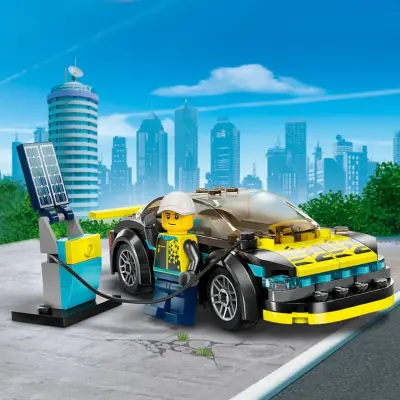 LEGO City Elektrikli Spor Araba 60383 - 6