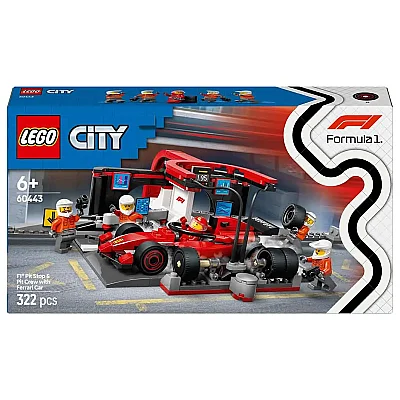 LEGO City Ferrari Arabalı F1 Pit Stop ve Pit Ekibi 60443 - 6