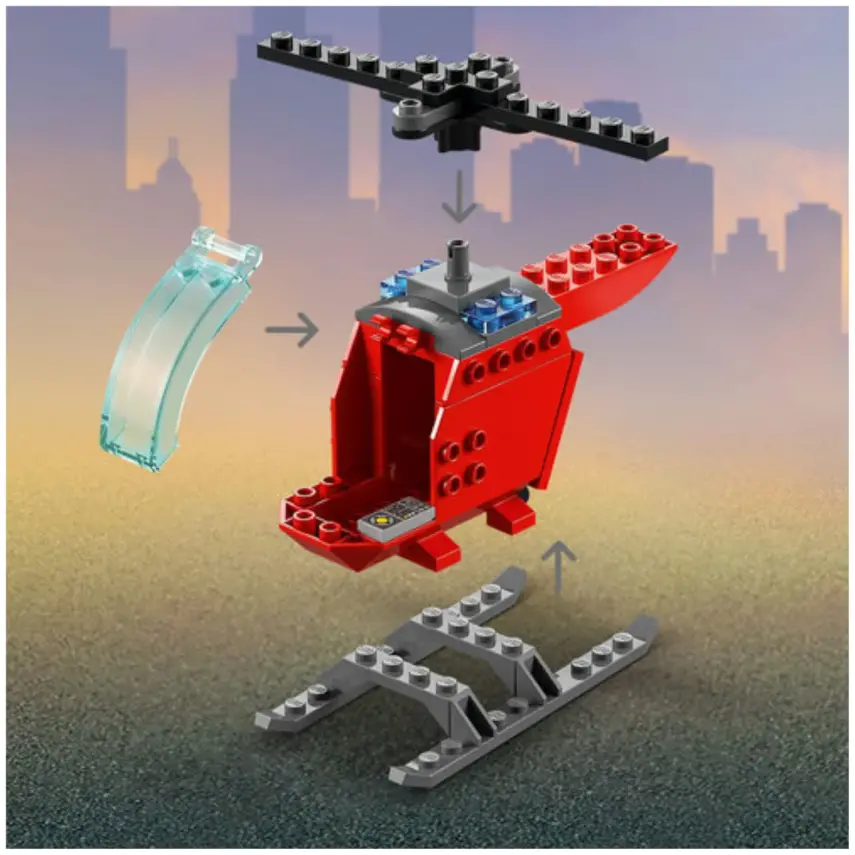 LEGO City İtfaiye Helikopteri 60318 - 6