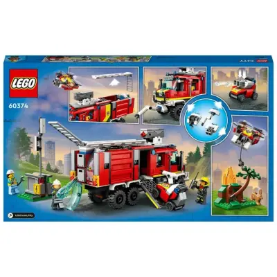 LEGO City İtfaiye Komuta Kamyonu Oyuncak Yapım Seti 60374 - 8