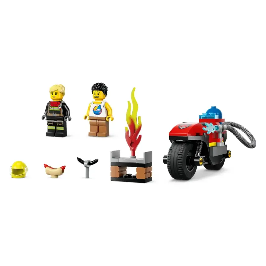 LEGO City İtfaiye Kurtarma Motosikleti 60410 - 4