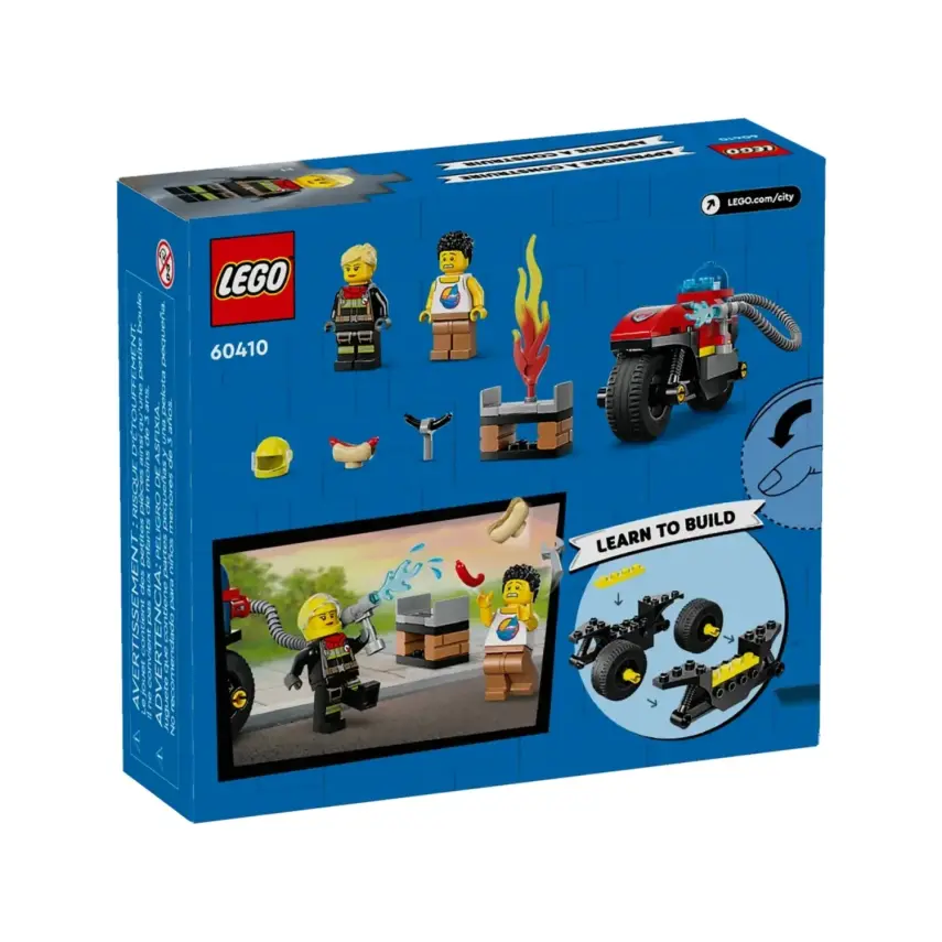 LEGO City İtfaiye Kurtarma Motosikleti 60410 - 5