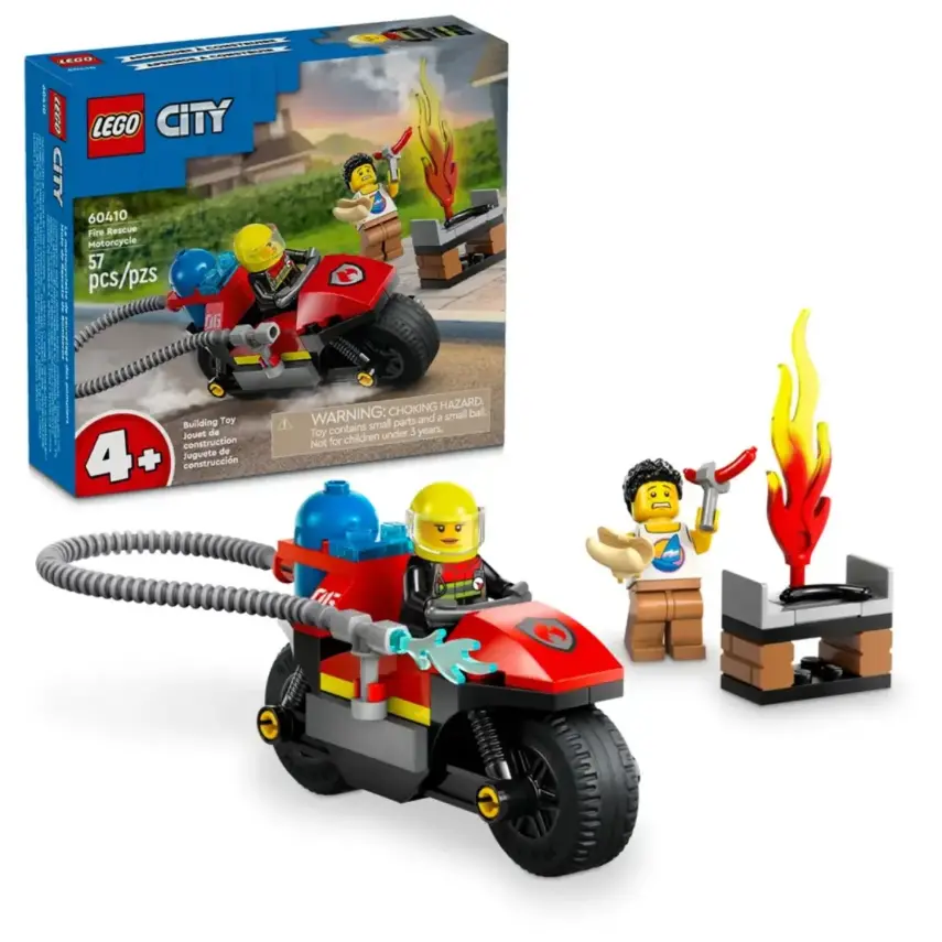 LEGO City İtfaiye Kurtarma Motosikleti 60410 - 1