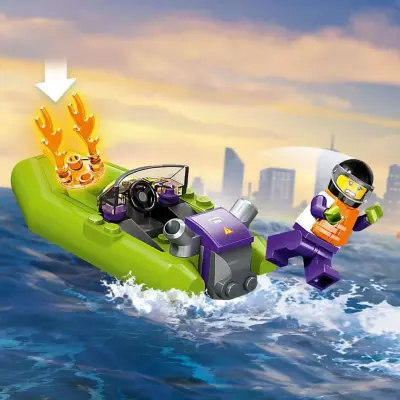 LEGO City İtfaiye Kurtarma Teknesi - 3