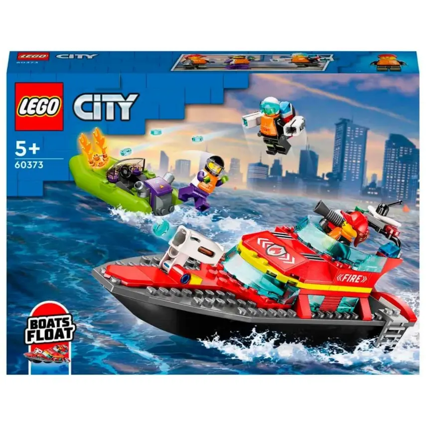 LEGO City İtfaiye Kurtarma Teknesi - 1