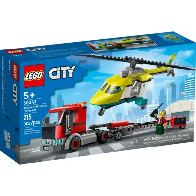 LEGO City Kurtarma Helikopteri Nakliyesi 60343 (1)