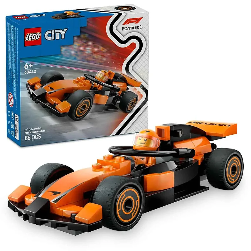 LEGO City McLaren Yarış Arabalı F1 Sürücüsü 60442 - 1