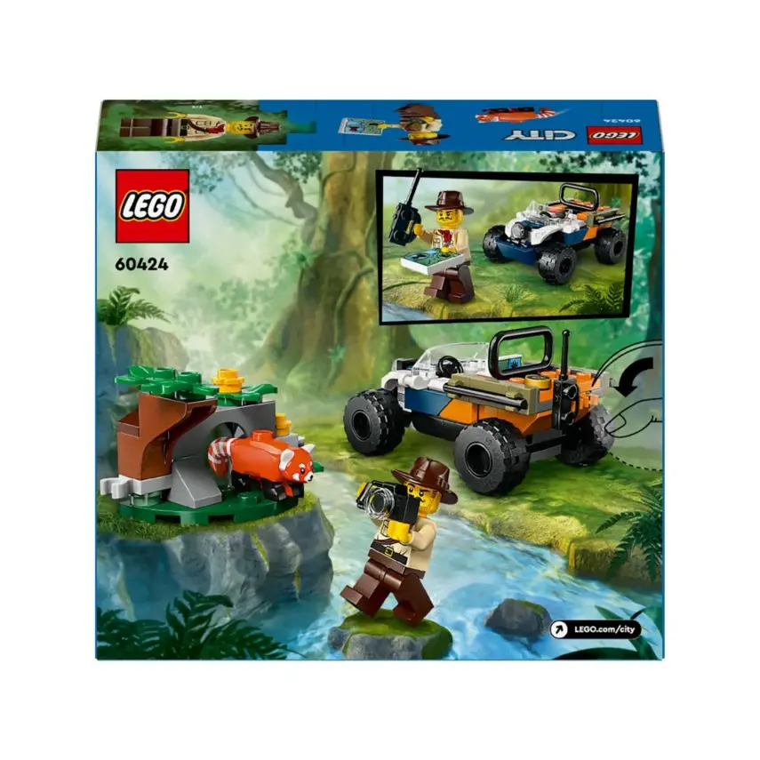 LEGO City Orman Kaşifinin ATV’li Kırmızı Panda Görevi 60424 - 6