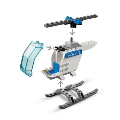 LEGO City Polis Helikopteri Yapım Seti 60275 - 3