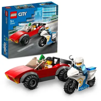 LEGO City Polis Motosikleti Araba Takibi 60392 - 8