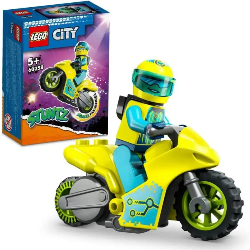 LEGO City Siber Gösteri Motosikleti 60358 - 4