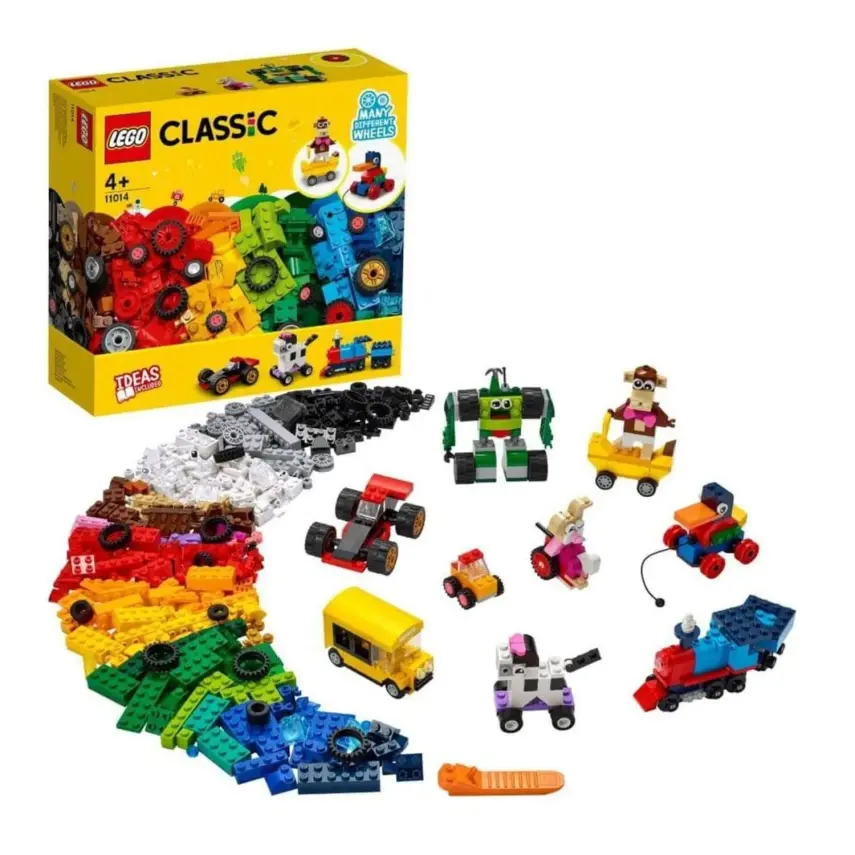 LEGO Classic Yapım Parçaları ve Tekerlekler 11014 - 4