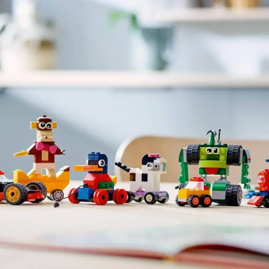 LEGO Classic Yapım Parçaları ve Tekerlekler 11014 - 7