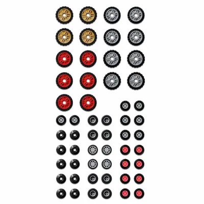 LEGO Classic Yapım Parçaları ve Tekerlekler 11014 - 12