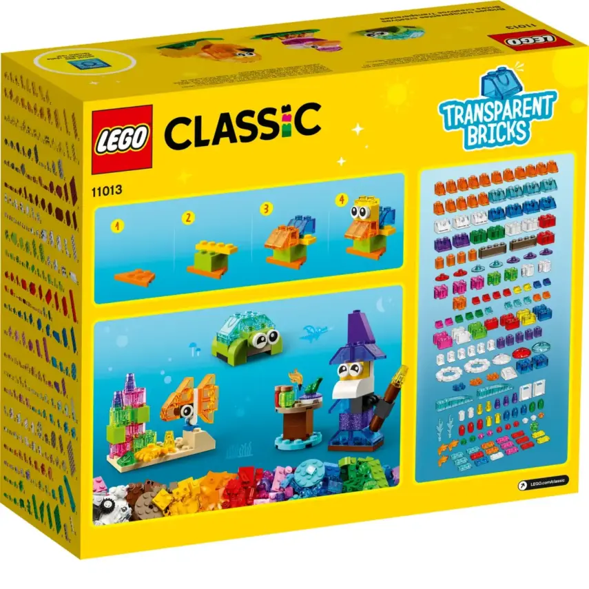 LEGO Classic Yaratıcı Şeffaf Yapım Parçaları 11013 - 14