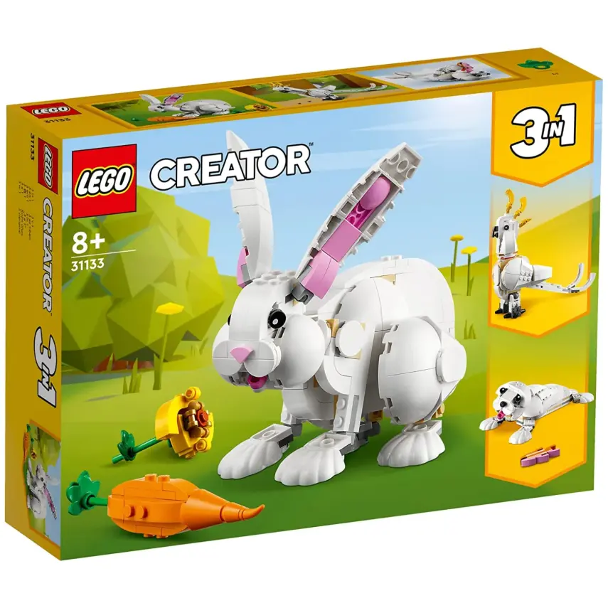 LEGO Creator 3’ü 1 Arada Beyaz Tavşan 31133 Oyuncak Yapım Seti 31133 - 12