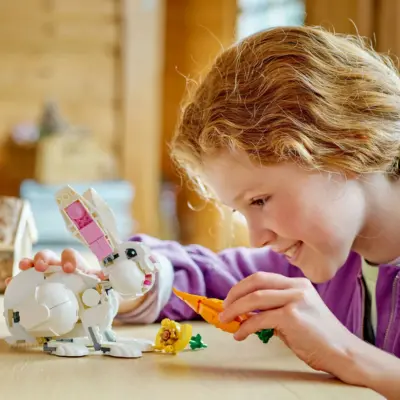 LEGO Creator 3’ü 1 Arada Beyaz Tavşan 31133 Oyuncak Yapım Seti 31133 - 6