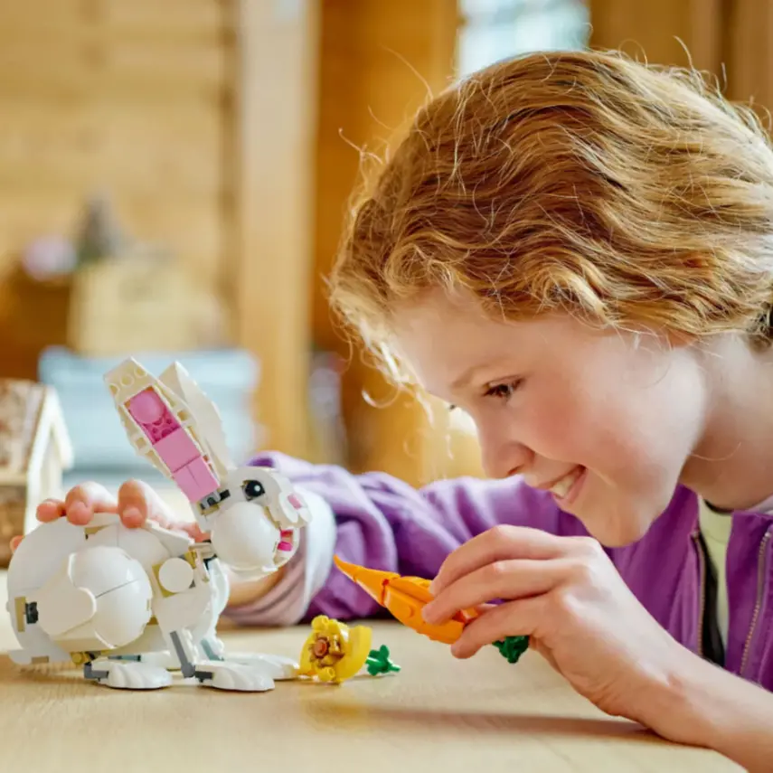 LEGO Creator 3’ü 1 Arada Beyaz Tavşan 31133 Oyuncak Yapım Seti 31133 - 6