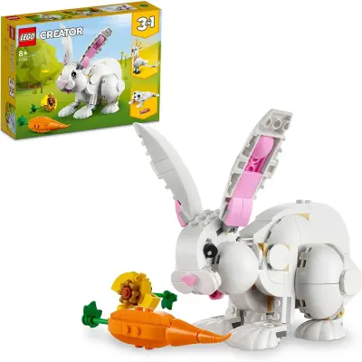 LEGO Creator 3’ü 1 Arada Beyaz Tavşan 31133 Oyuncak Yapım Seti 31133 - 5