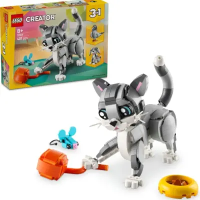 LEGO Creator 3’ü 1 Arada Oyunbaz Kedi 31163 (1)
