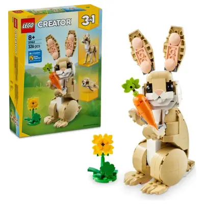 LEGO Creator 3’ü 1 Arada Sevimli Tavşan 31162 (1)