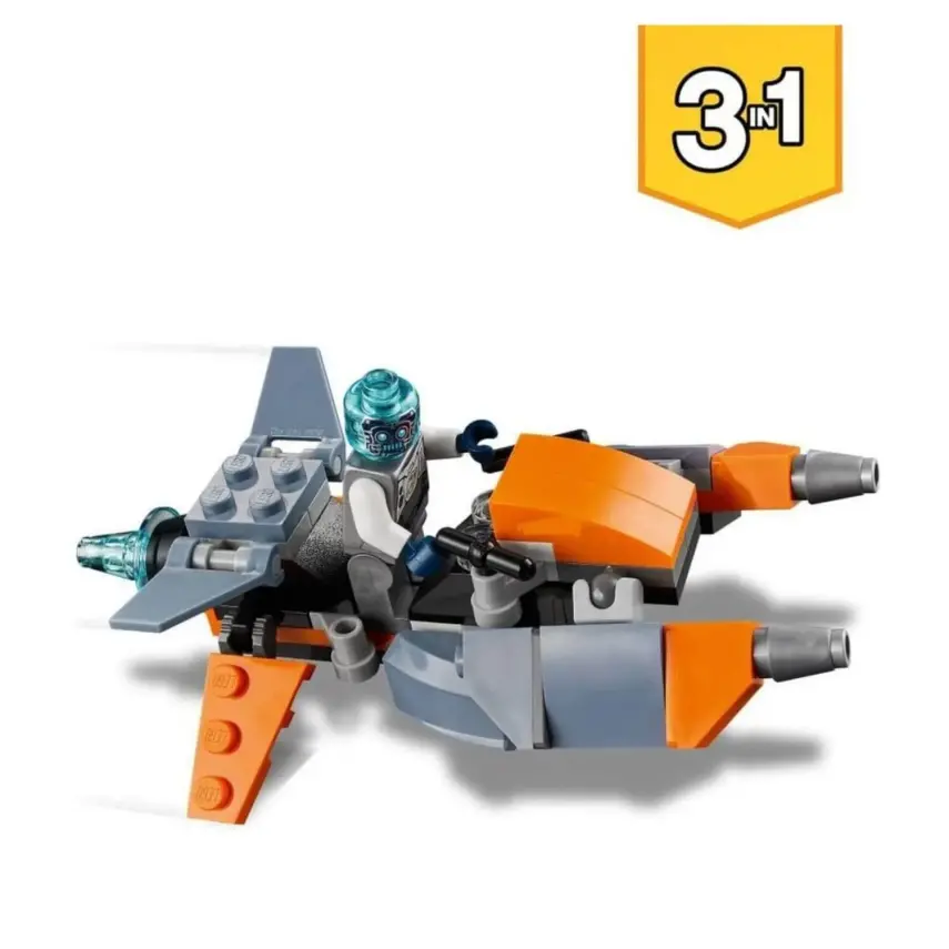 LEGO Creator 3’ü 1 Arada Siber İnsansız Hava Aracı 31111 - 4