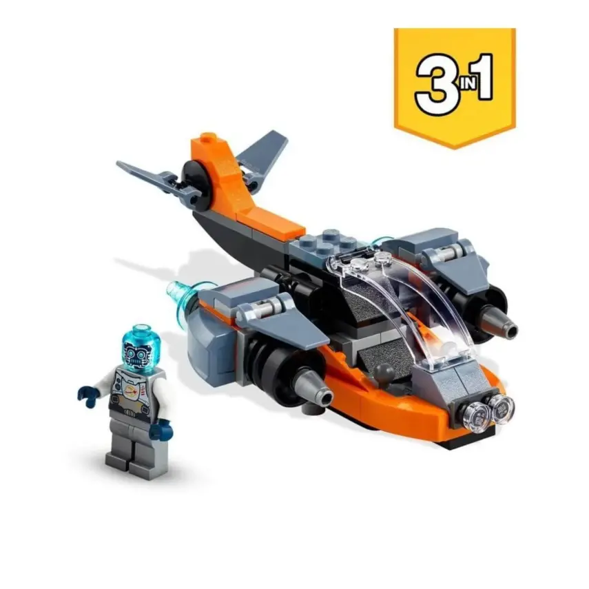 LEGO Creator 3’ü 1 Arada Siber İnsansız Hava Aracı 31111 - 6