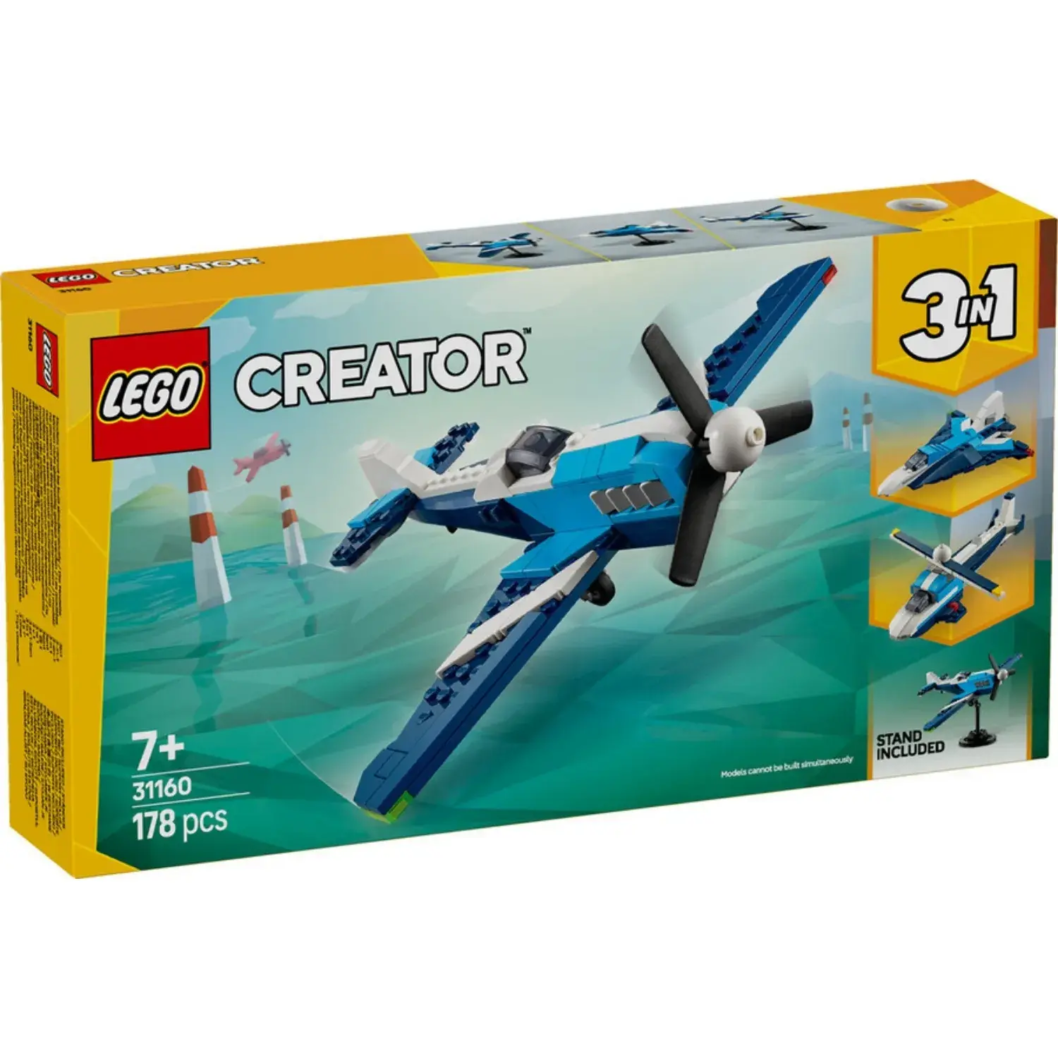 Blue76ページ LEGO Creator 3'ü 1 Arada Uçak: Yarış Uçağı 31160 | Satın Al