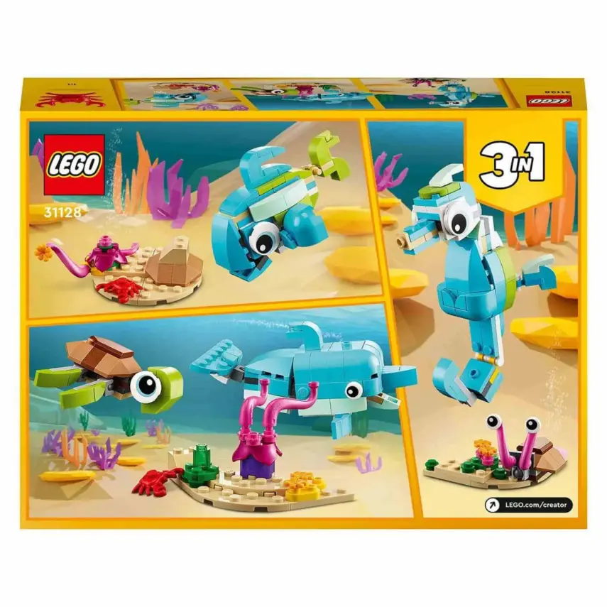 LEGO Creator 3’ü 1 Arada Yunus ve Kaplumbağa 31128 - 5