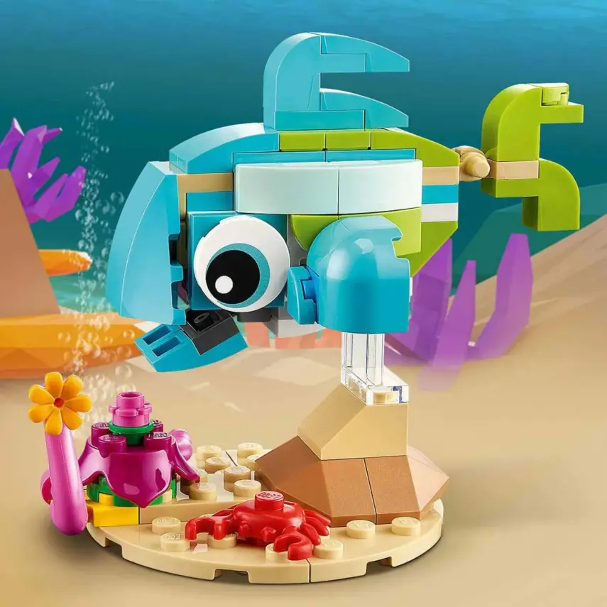 LEGO Creator 3’ü 1 Arada Yunus ve Kaplumbağa 31128 - 3
