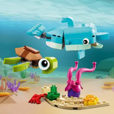 LEGO Creator 3’ü 1 Arada Yunus ve Kaplumbağa 31128 - 4
