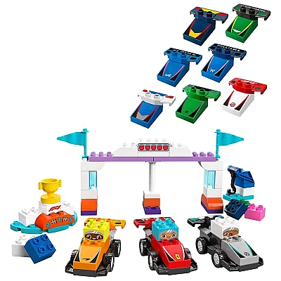 LEGO DUPLO F1® Takımı Yarış Arabaları ve Sürücüler 10445 - 3