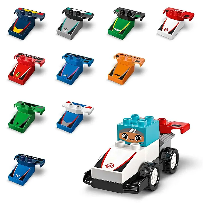 LEGO DUPLO F1® Takımı Yarış Arabaları ve Sürücüler 10445 - 6