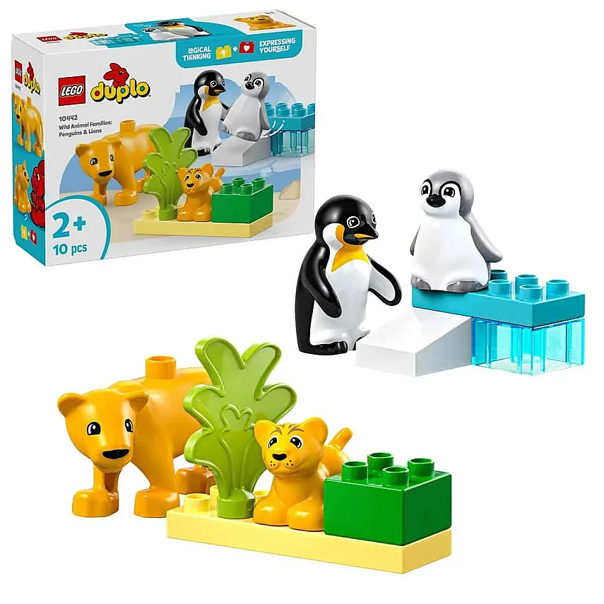 LEGO DUPLO Kasabası Vahşi Hayvan Aileleri: Penguenler ve Aslanlar 10442 - 1