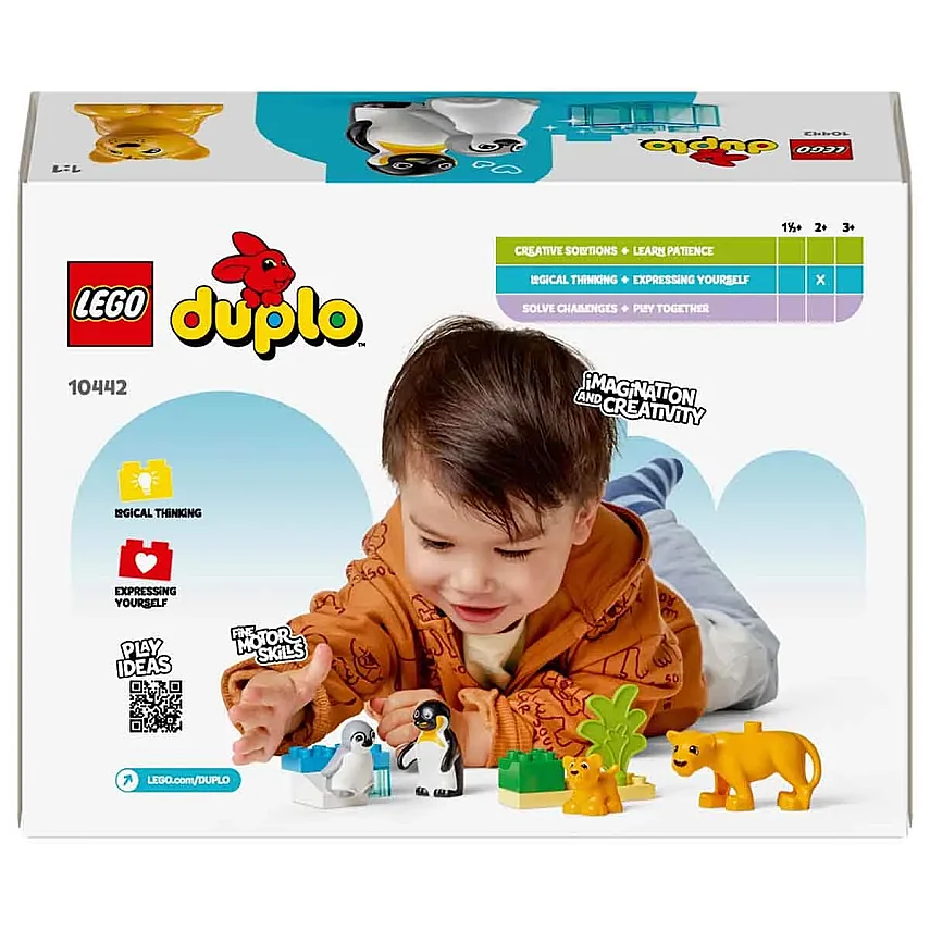 LEGO DUPLO Kasabası Vahşi Hayvan Aileleri: Penguenler ve Aslanlar 10442 - 3