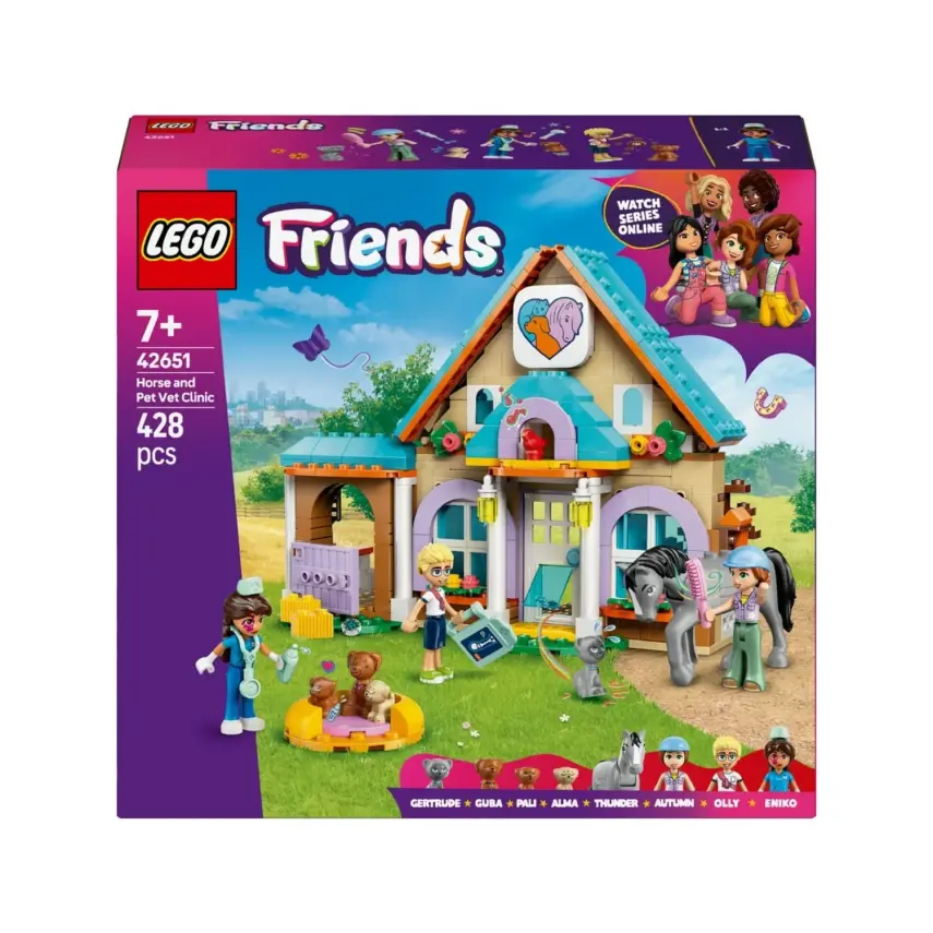 LEGO Friends At ve Evcil Hayvan Veteriner Kliniği 42651 - 1