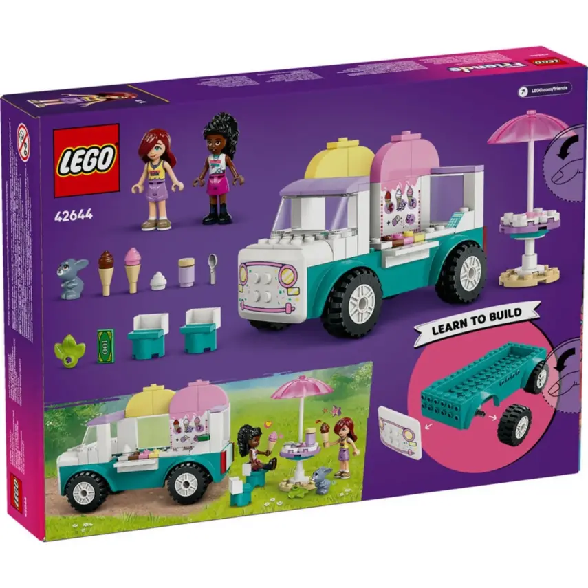 LEGO Friends Heartlake City Dondurma Kamyonu 42644  - 6