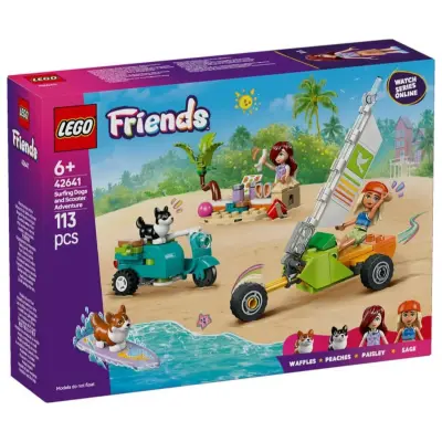 LEGO Friends Sörfçü Köpekler ve Scooter Macerası 42641 