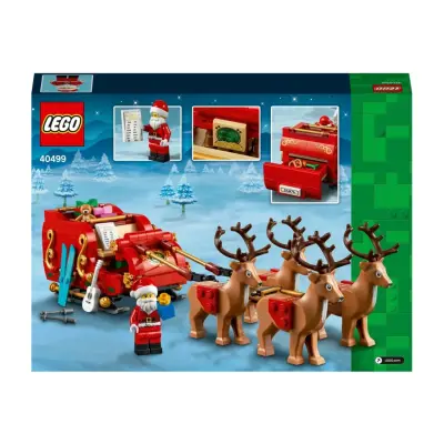 LEGO Iconic Noel Baba'nın Kızağı Oyuncağı 40499 - 4