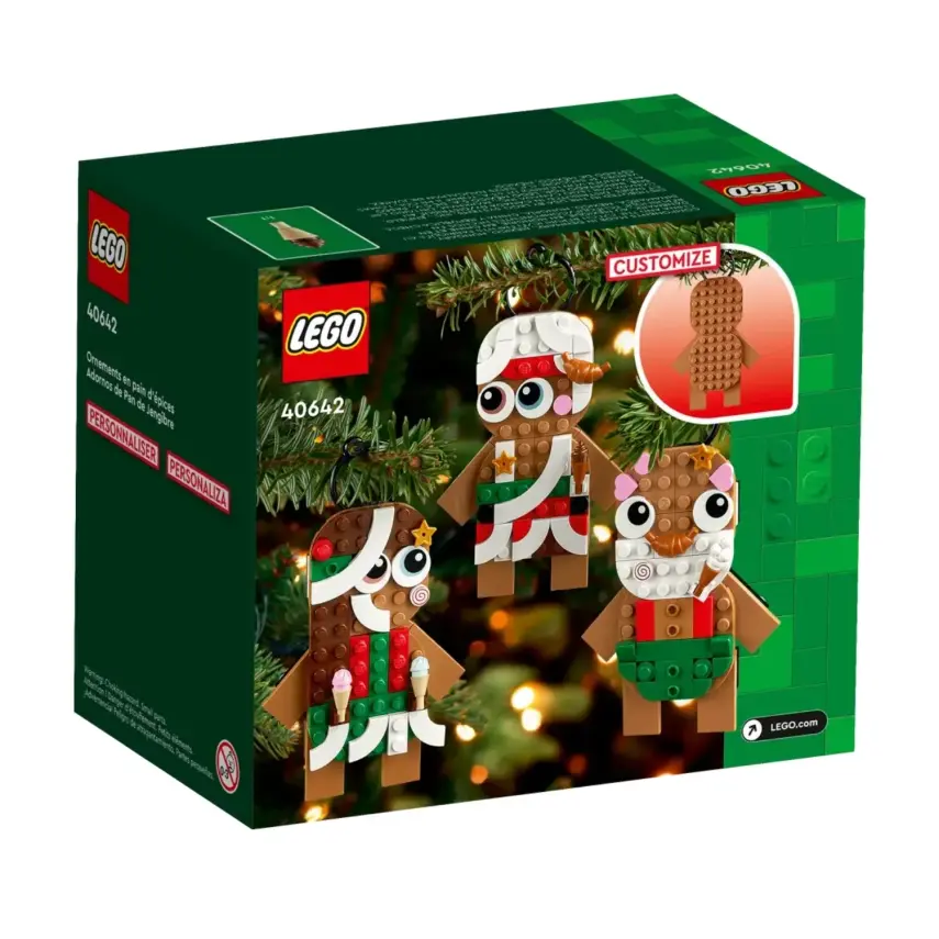 LEGO Iconic Zencefilli Kurabiye Süsleri 40642 - 3